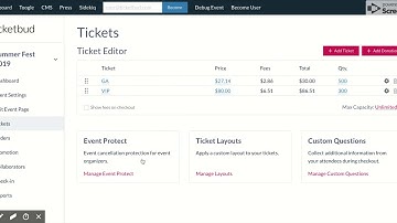 Ticketbud - Absorb Fees