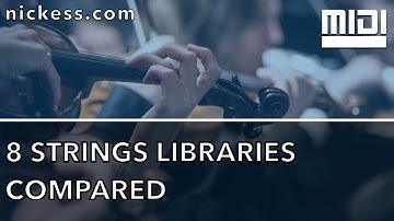 8 strings sample libraries compared