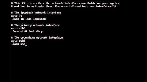 Aula 01 - Servidores (Configurando as interfaces de rede no Servidor)