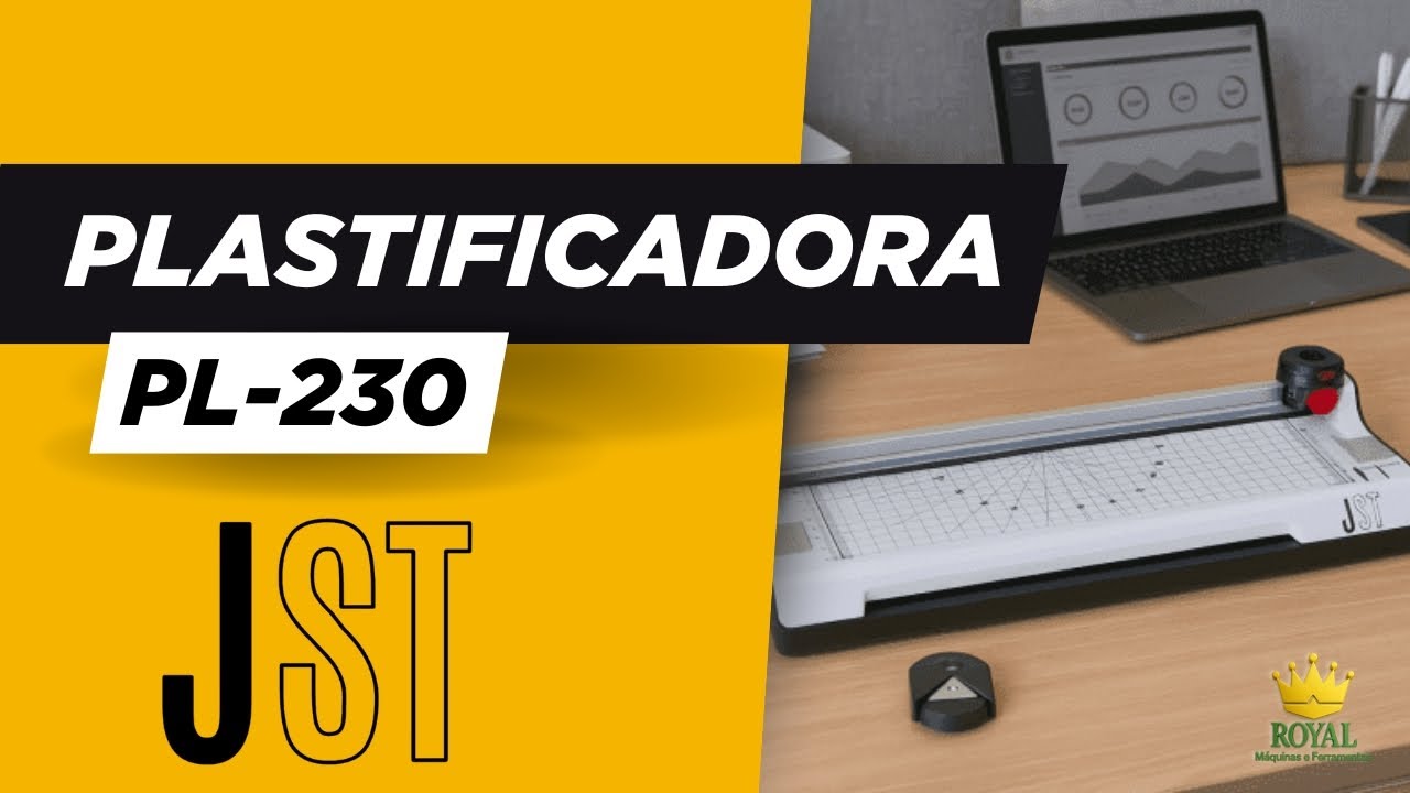 Plastificadora 6 em 1 PL 230, Plastifica, 3 tipos de Cortes e Acabamento  Arredondado - A6, A5 e A4