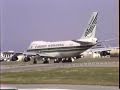 Landing Convair 580 Gets Caught Up In Departing 747's Thrust
