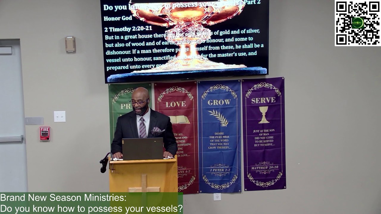 Do you know how to possess your vessels? Pt. 2
 (Sunday Service 1-25-2026)