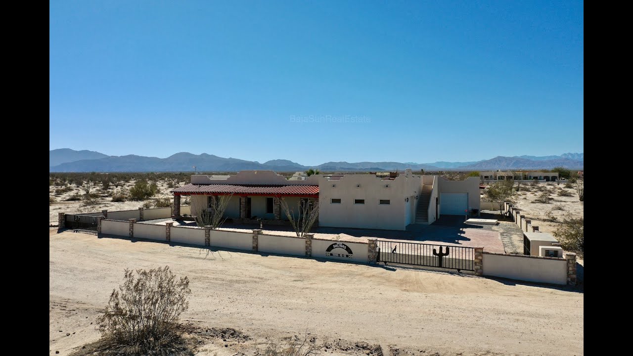 San Felipe, Baja California, Mexico Electric Home For Sale in El Dorado Ranch...Watch in HD!