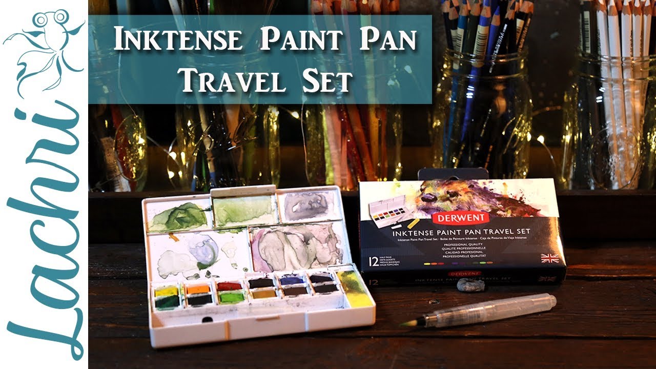 Derwent Inktense: Derwent Inktense Paint Pan Travel Set - The Oil