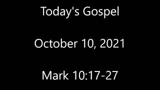 Today's Gospel, October 10, 2021