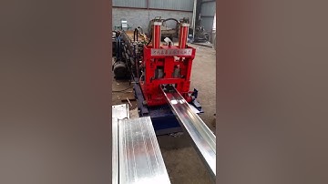 Hydraulic punch C Section channel roll forming machine C steel purlin machine new