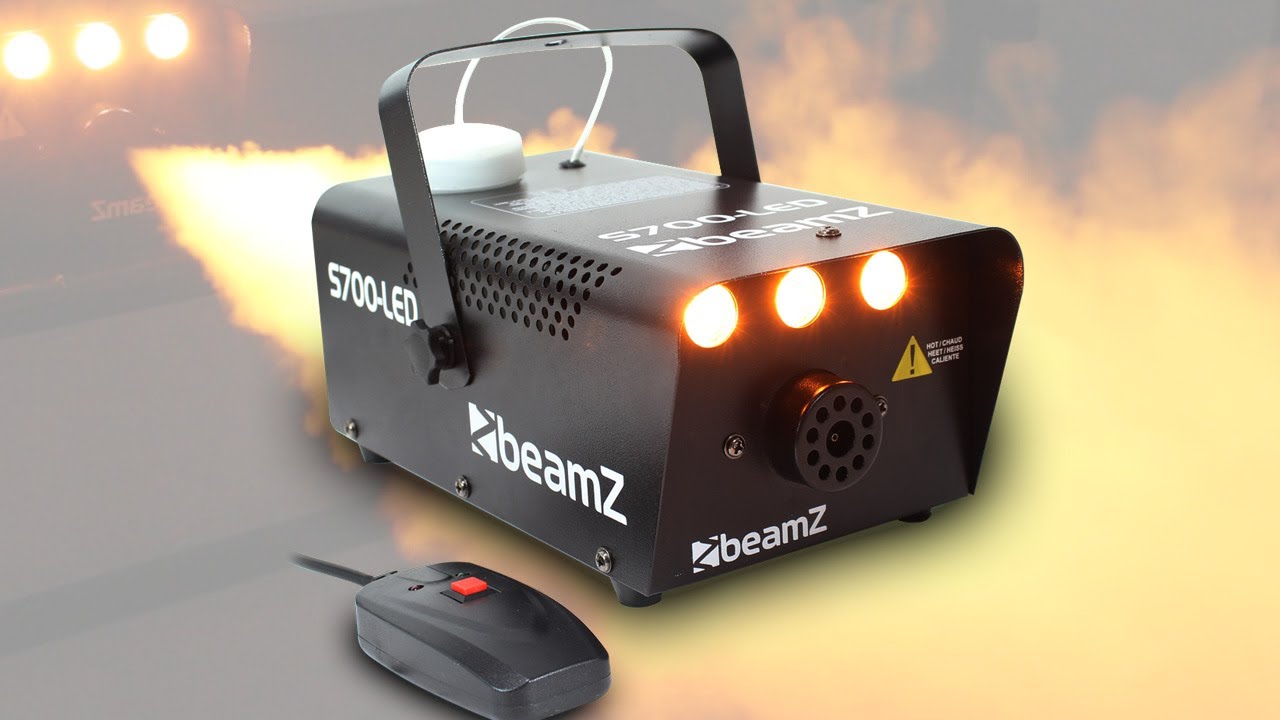 BeamZ S700LED Machine à Fumée 500 Watts avec Effet Flamme
