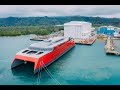 Austal hull 419  fjord line fstr launch