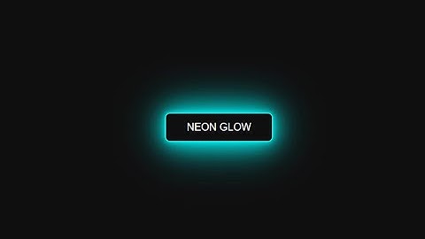 Neon Glow Button
