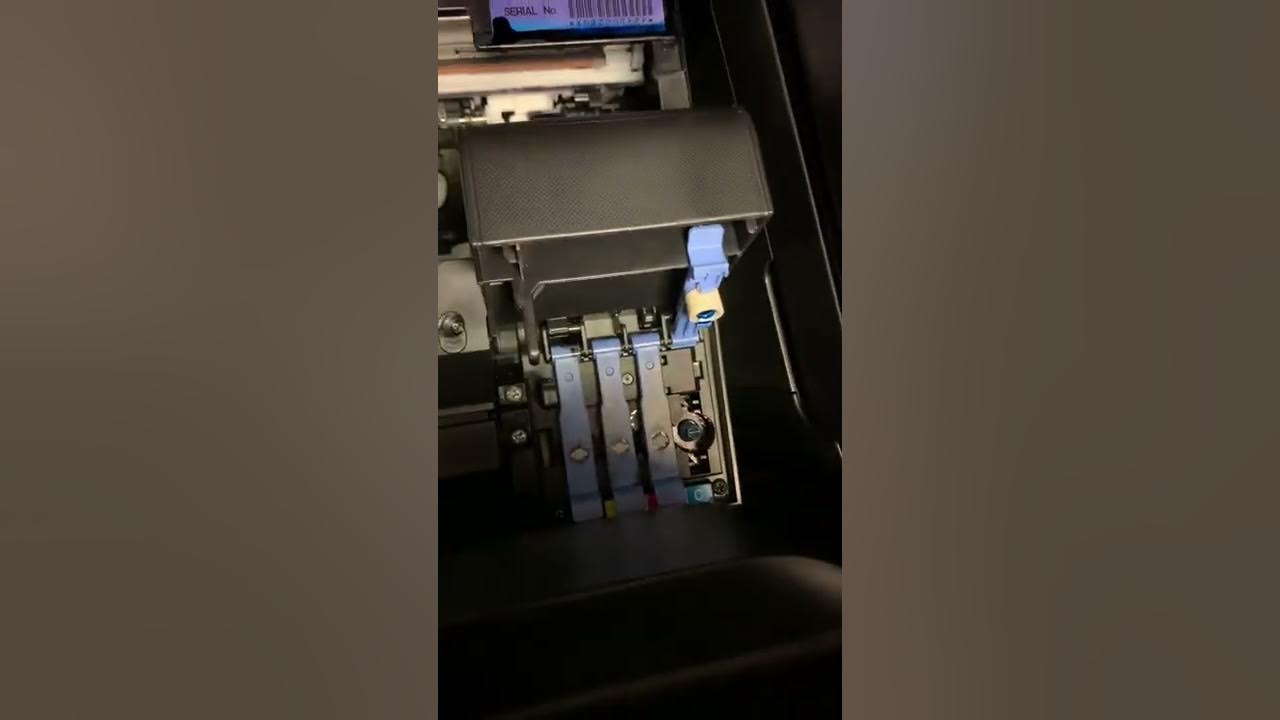 Priming ink tank on Epson ST2000 YouTube