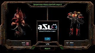 Лучшие матчи StarCraft: Remastered #1: ASL 5, Ro8: herO (Z) vs Mind (T)