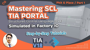 1. TIA SCL Programming of Pick & Place line simulated in Factory IO #tutorial #s71200 #s71500 #plc
