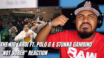 The Kid LAROI - Not Sober (feat. Polo G and Stunna Gambino) (Official Video) REACTION