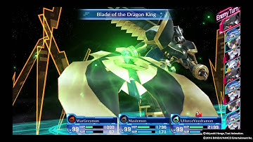 DIGIMON STORY CYBER SLEUTH Nazaru vs Alphamon Omegamon Dukemon PS4 HD