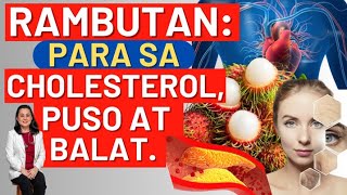 Rambutan: Para sa Cholesterol, Puso at Balat. By Doc Liza Ramoso-Ong