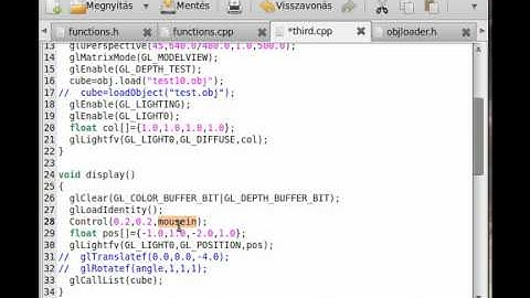 OpenGL (SDL,C++) tutorial 14 - simple 3D FPS camera (part 3).avi