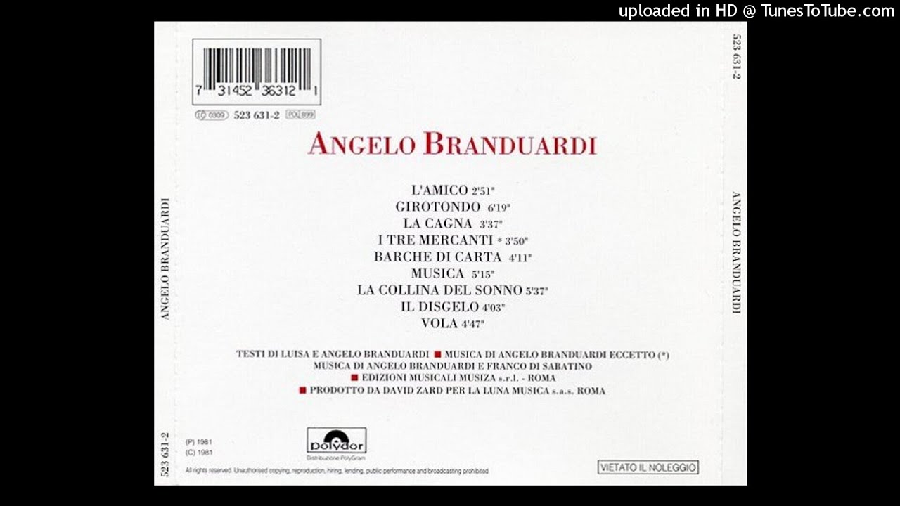 Angelo Branduardi - L'amico