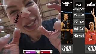 Plaqueboymax VS Liz cambage Basketball date (loser gets 5 star tattoo)