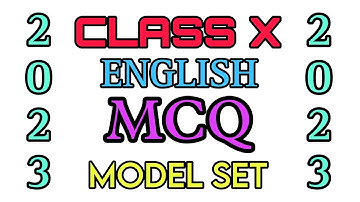MODEL MCQ QUESTION | CLASS 10 | 2023 | SOLVED | ENGLISH | BRING OUT ENGLISH