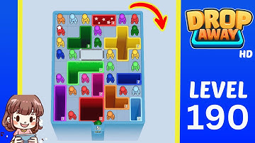 Drop Away Level 190 Solution Walkthrough