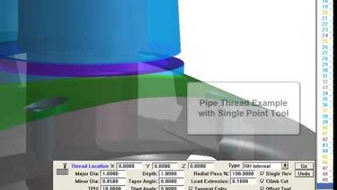 ▶ Planar Roughing from Solid Models with SmartCAM V18 Video
