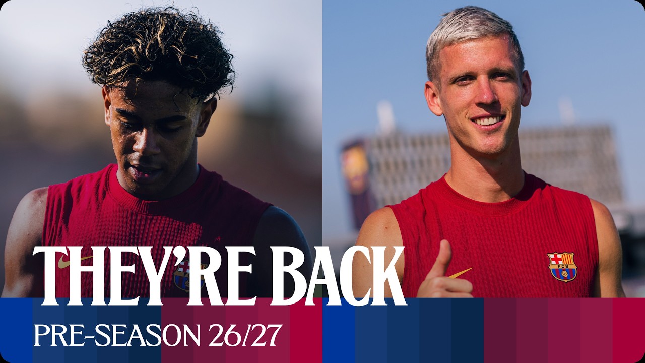 LAMINE YAMAL, OLMO, CUBARSÍ & PEDRI BACK TO WORK | FC Barcelona Preseason training 🔵🔴