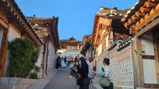 Bukchon Hanok Village Walking Tour | 4K Video | Seoul | South Korea