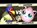 Goml x  louis falco vs dawson jigglypuff smash melee  ssbm