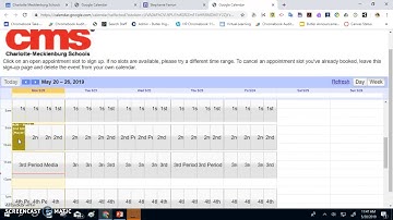 Creating Appointment Slots in Google Calendar