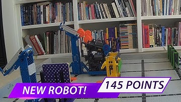 NEW VEX IQ Slapshot Robot - 145 Points! (By Ben Lipper)