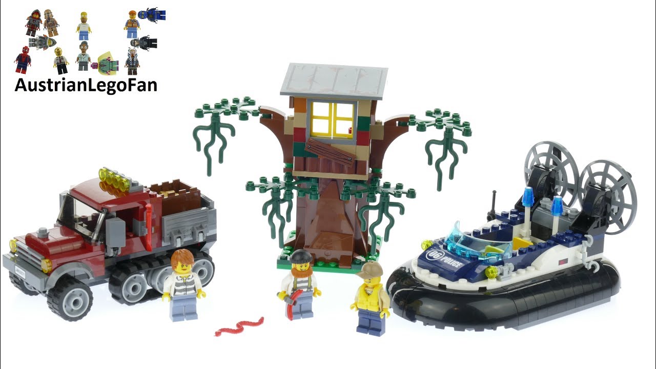 krabbe Modsige Menstruation Lego City 60071 Hovercraft Arrest - Lego Speed Build Review - YouTube