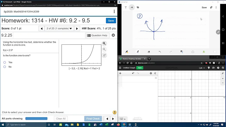 College Algebra - MyLab Math - HW#6: Question #2