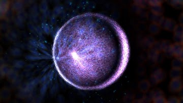 4K ☯ FREE Motion Background ☯ Particle Fractal Sphere Voyage 2160p