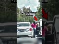 Road Rage Biker Picks The Wrong Van Driver