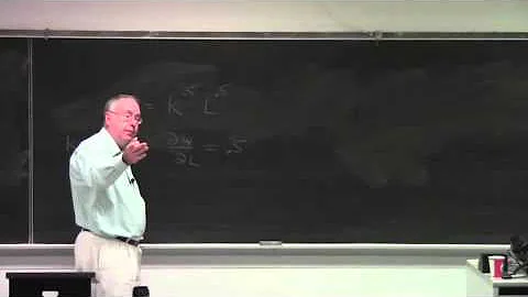 Lesson 23-1 The Cobb Douglas Production Function