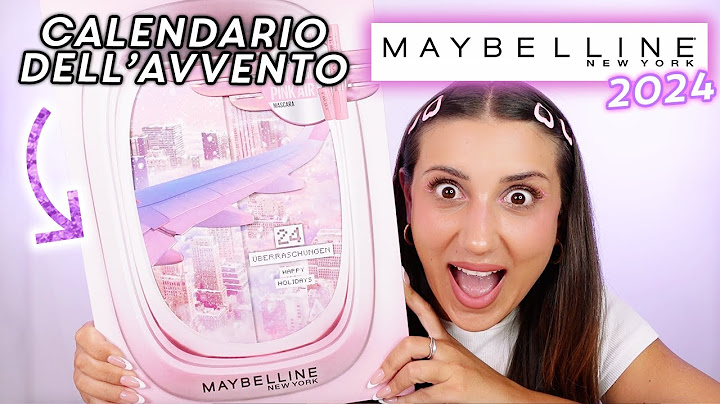 CALENDARIO DELL'AVVENTO MAYBELLINE 2024 🎁
