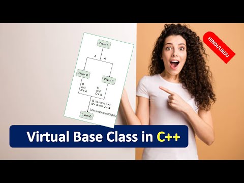 Virtual Base Class in C++ | What is Virtual Base Class in C++ | Virtual Base Class HINDI URDU