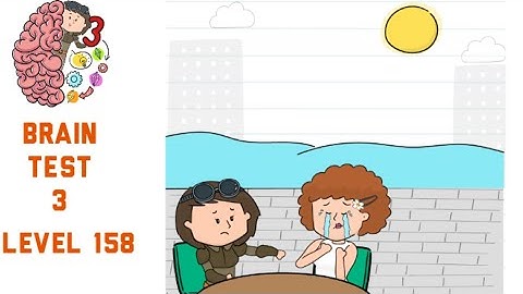 Brain Test 3 Level 158 Jane is very sad find something to cheer her up Walkthrough