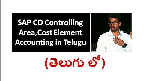 (తెలుగు లో) Controlling Area , CO organisation Chart, Cost Element Accounting|SAP FICO In telugu