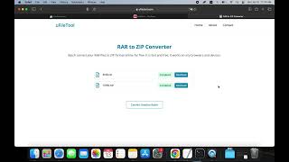How to convert rar to zip