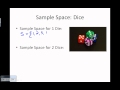 Sample space size