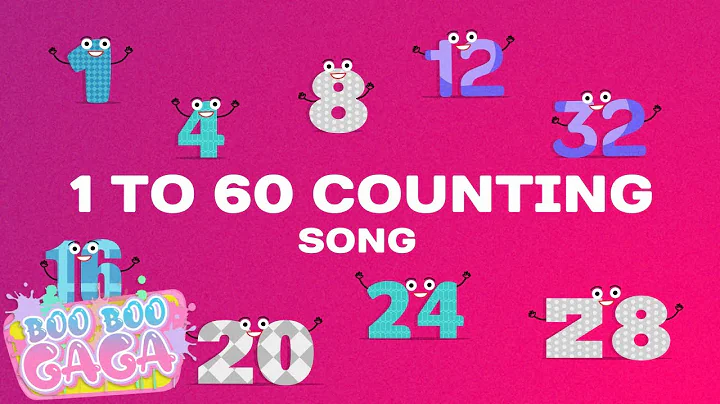 Counting to 60 | Number Song | 1 to 60 Counting Song for Kids [by Boo Boo Gaga] #booboogaga