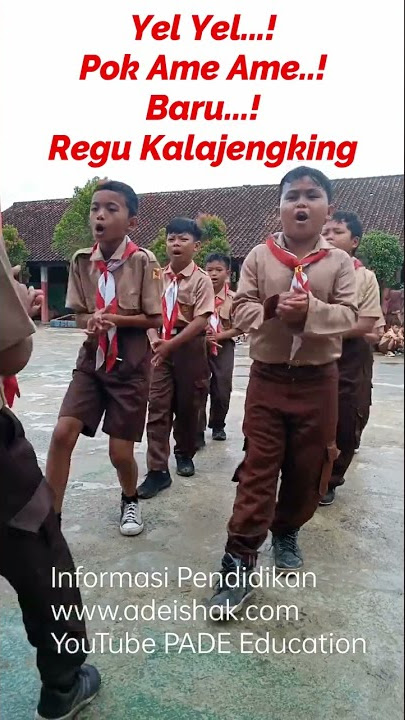 Yel Yel Keren...! Terbaru Kompak Sekali ...! Regu Kalajengking #shorts #pramuka #scout  #yelyel