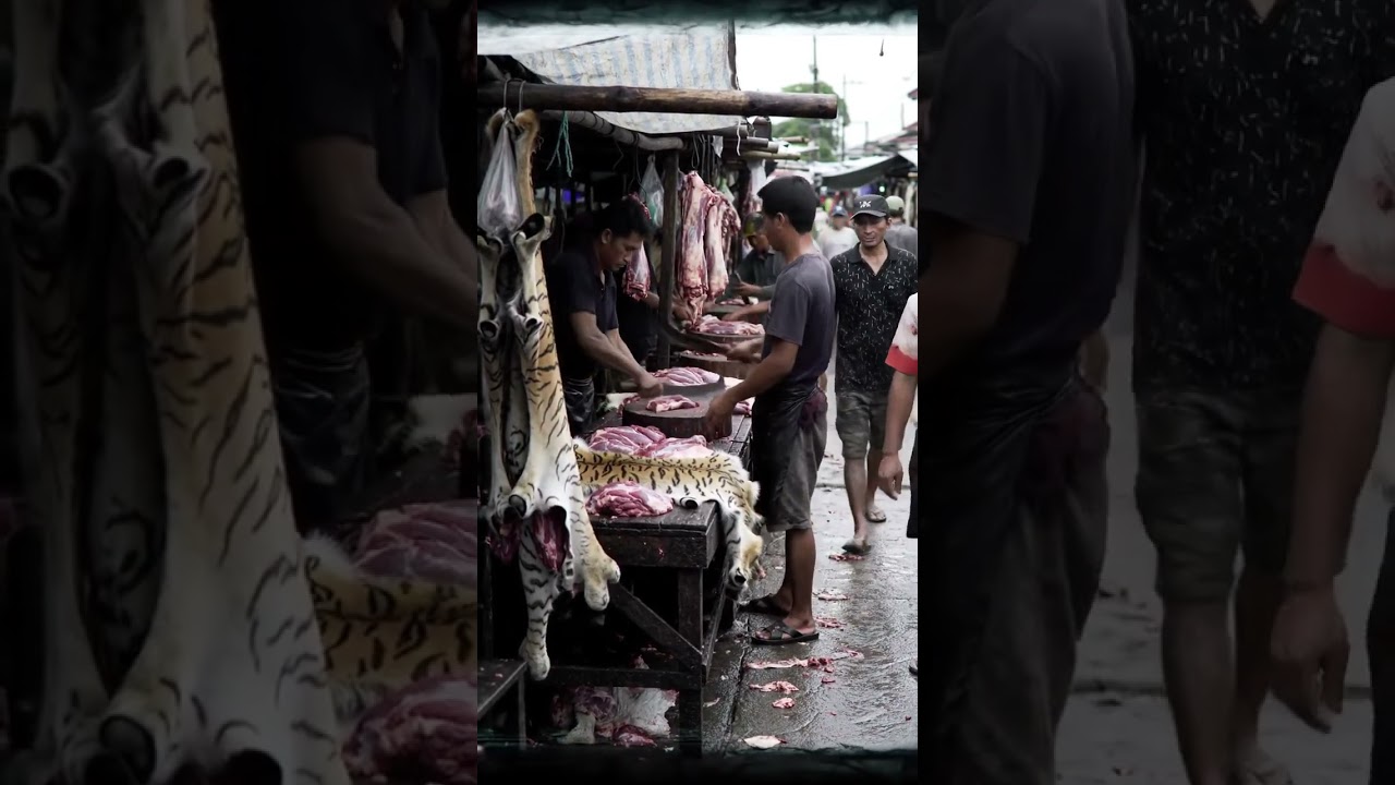 #tiger leather sale in traditional market