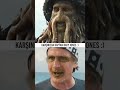 Karayip Korsanları - Kaptan Davy Jones Yılan Başlı Adam - Kamera Arkası #shorts
