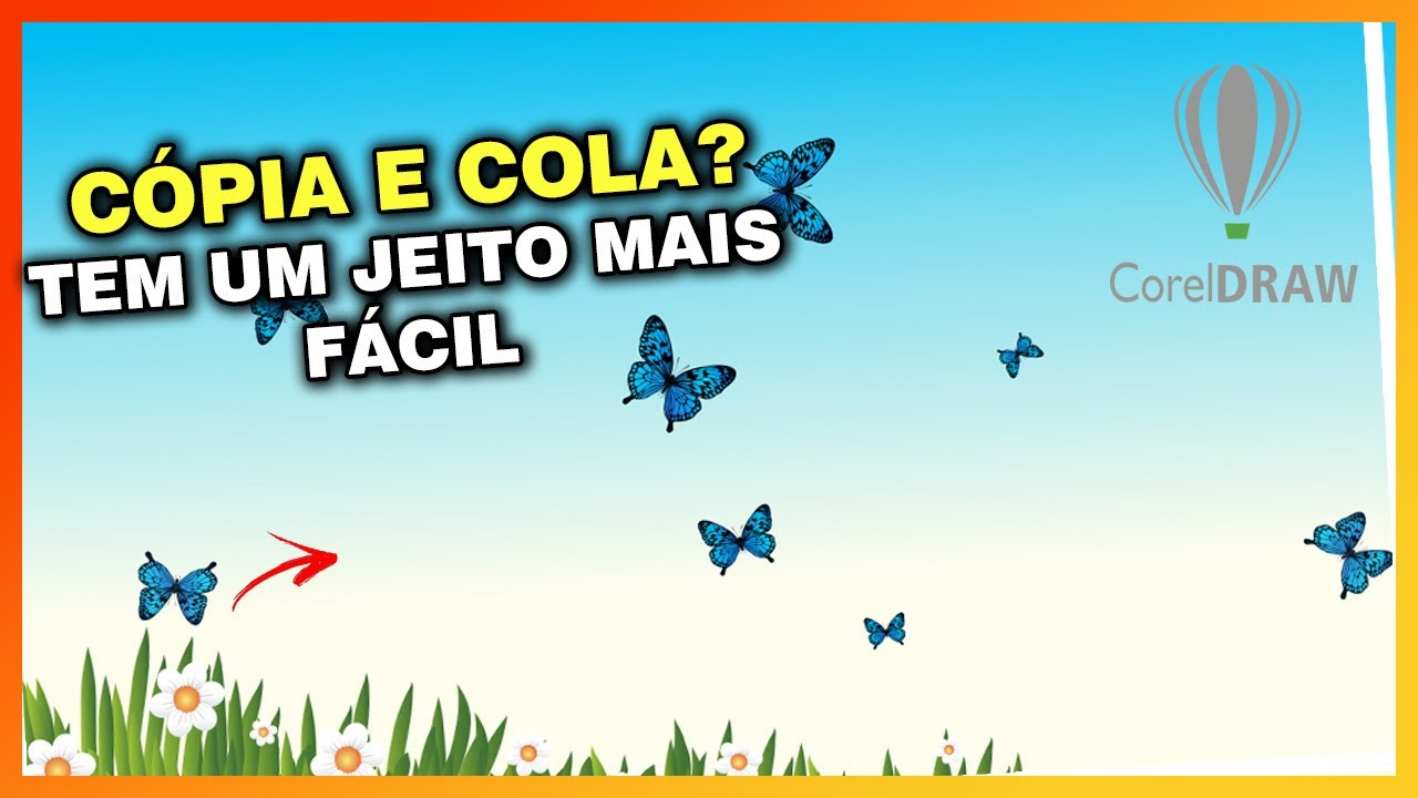 Cópia e cola no Corel? tem um jeito mais fácil de fazer