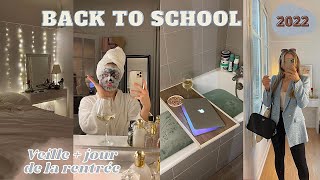 Routine Veille et jour de la rentrée relaxante ☕️📚 |BACK TO SCHOOL 2022 (morning / night routine)