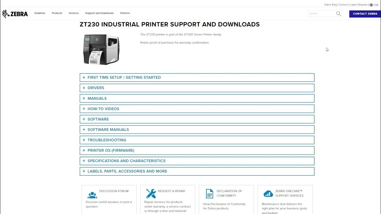 How to install printer driver using Setup Utilities Zebra ZT230 Printer
