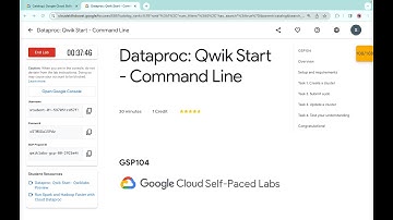 Dataproc: Qwik Start - Command Line || #qwiklabs || #GSP104 ||  [With Explanation🗣️]