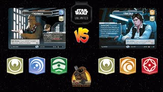 Chewbacca Command vs Han Aggression| Star Wars Unlimited Premier Gameplay | Bo3